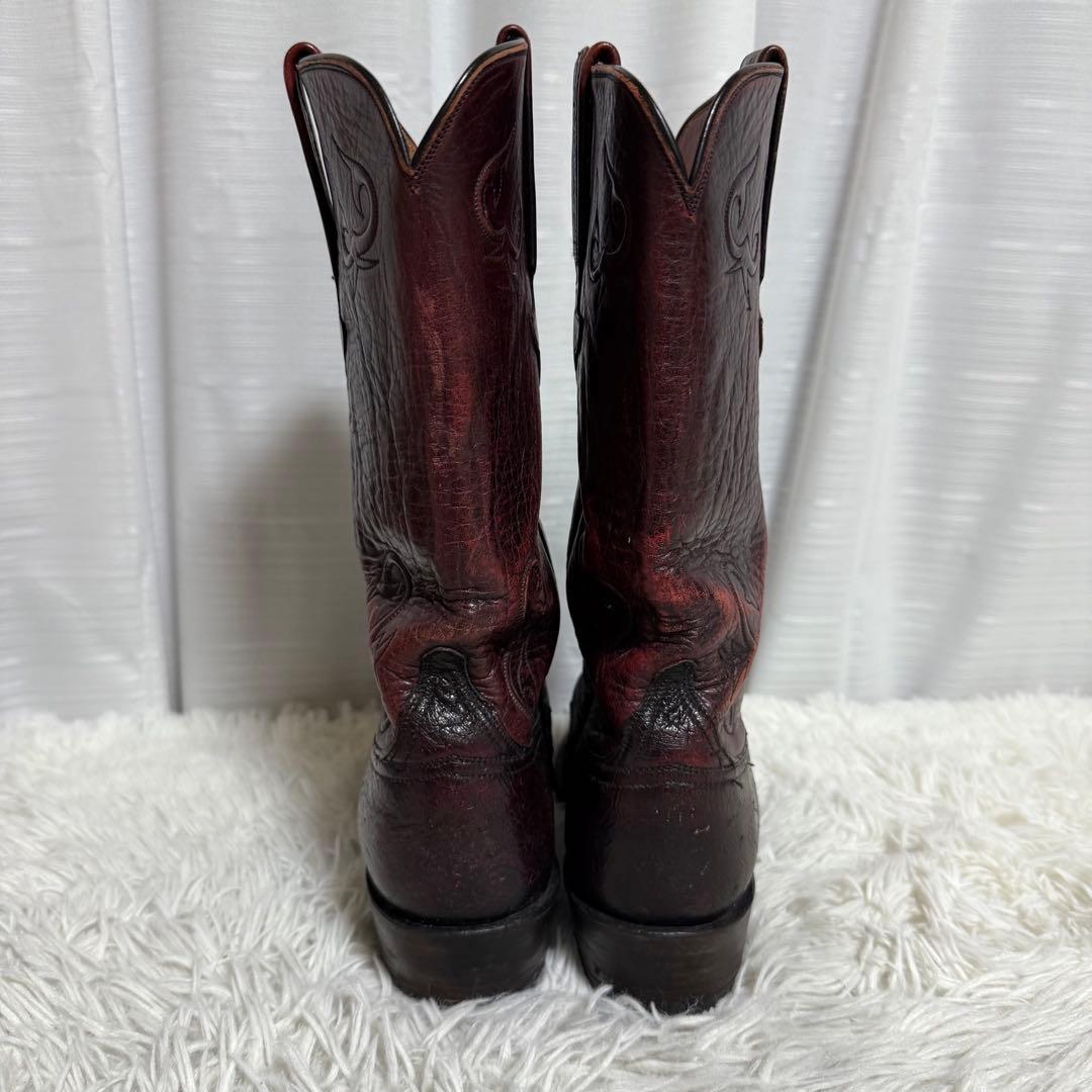 極美品⭐️ Lucchese ルケーシー　ウエスタンブーツ　エキゾチックレザー