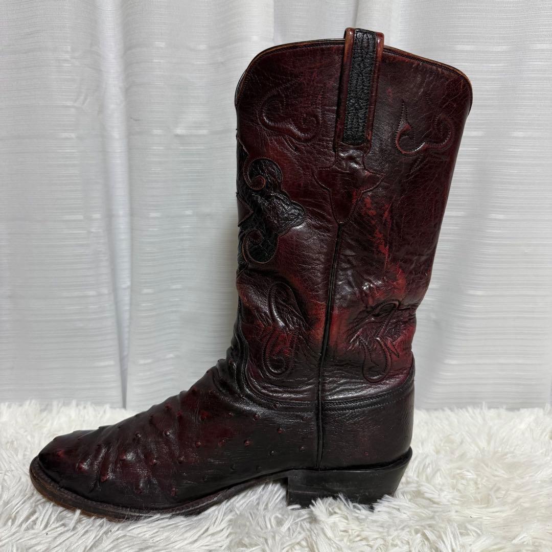 極美品⭐️ Lucchese ルケーシー　ウエスタンブーツ　エキゾチックレザー