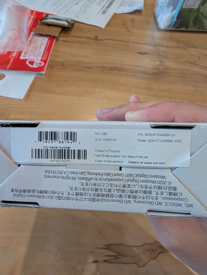 n*n様 WD Elements SE 4TB ポータブル HDD 2.5インチ