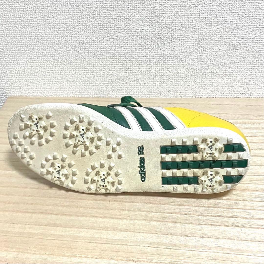 超希少 adidas SAMBA GOLF ゴルフシューズ 緑/黄26cm