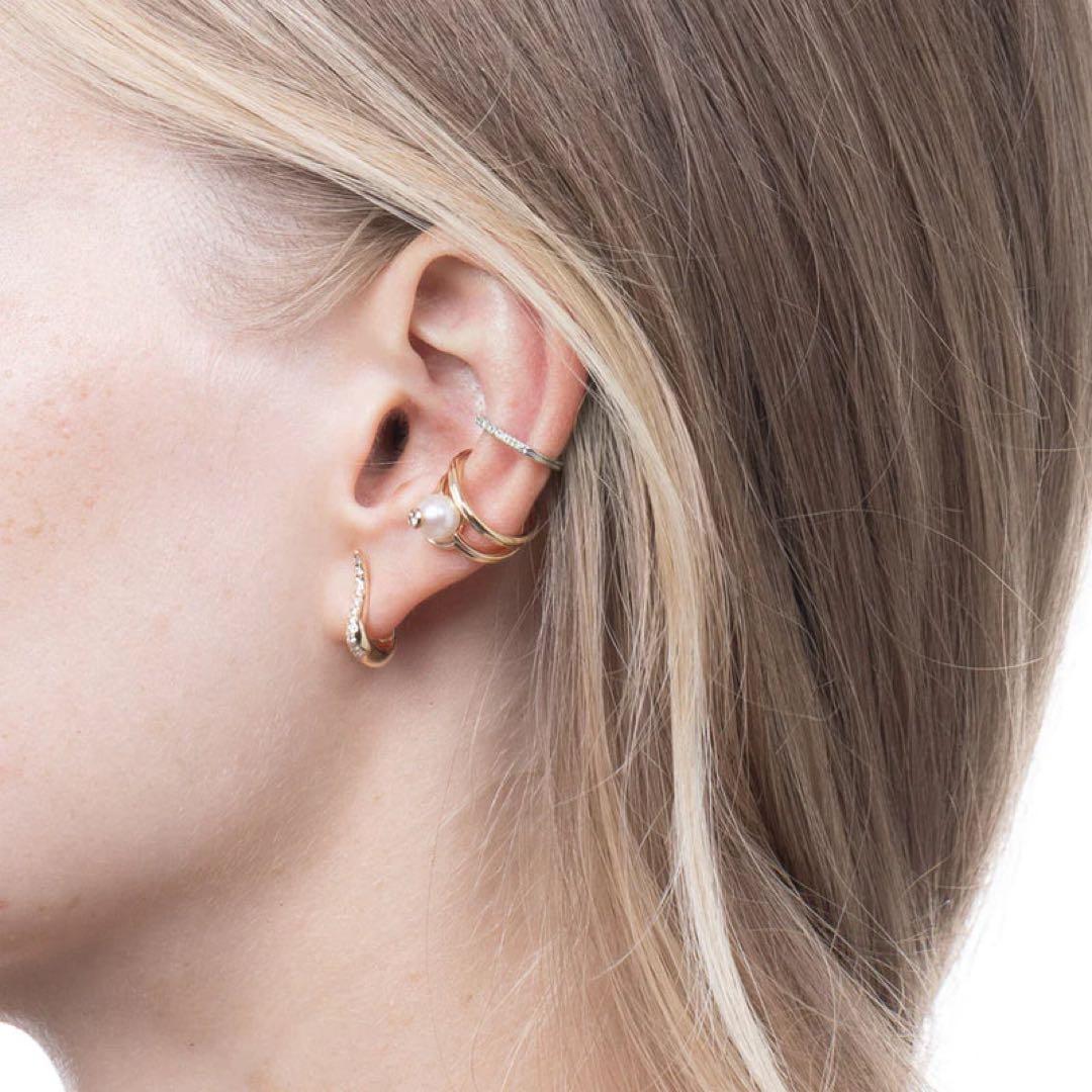 Hirotaka (片耳用) CYGNUS ダイヤモンド ピアス