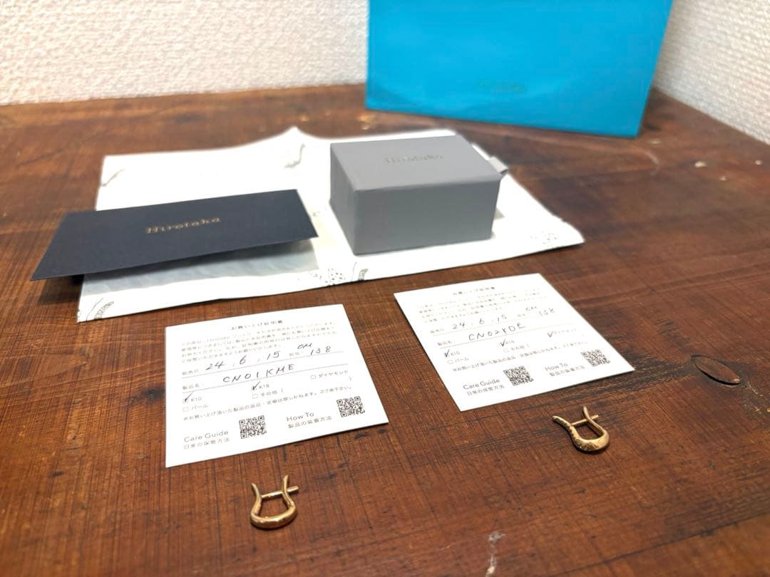 Hirotaka (片耳用) CYGNUS ダイヤモンド ピアス