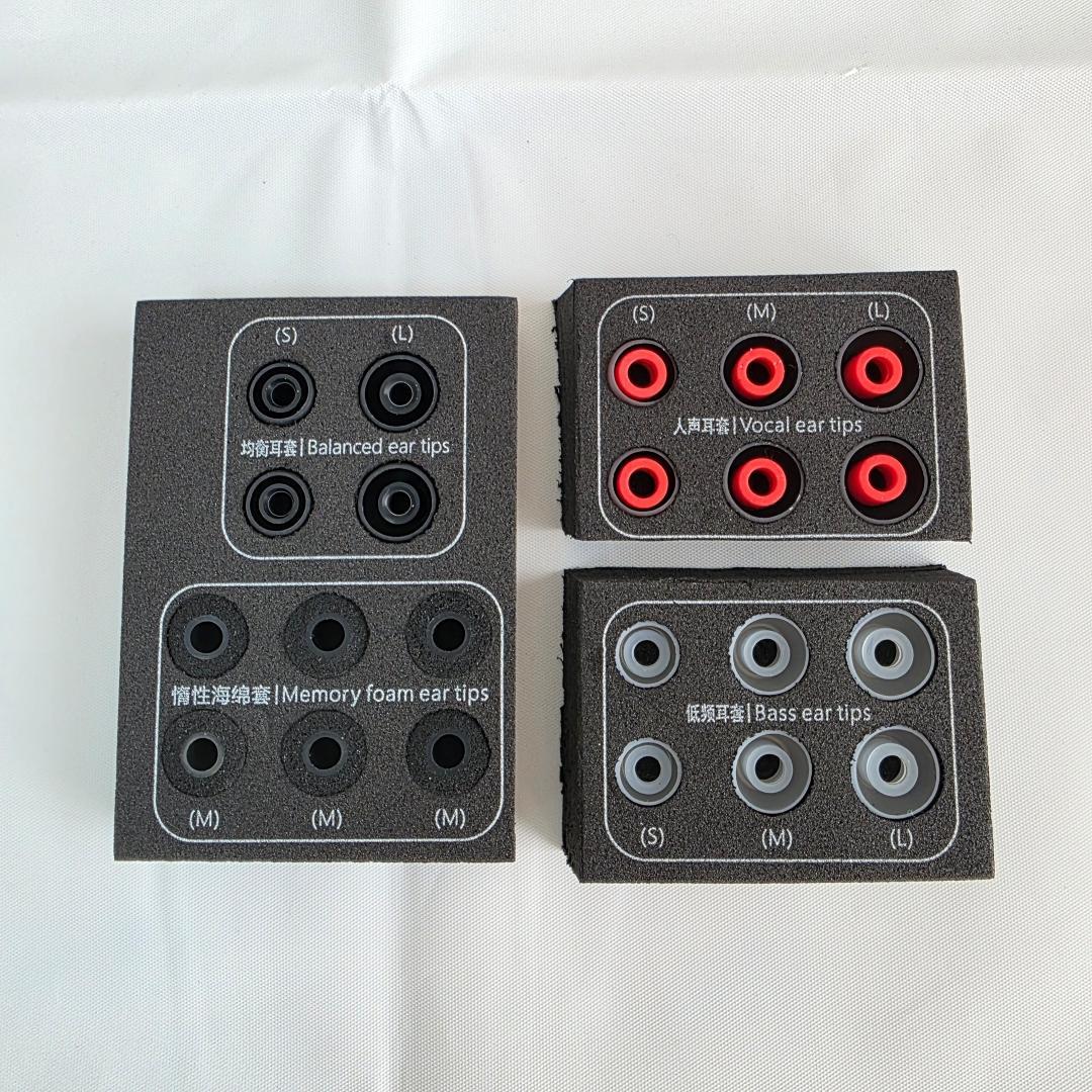 HIDIZS MS4 イヤホン レッド＆ブルー