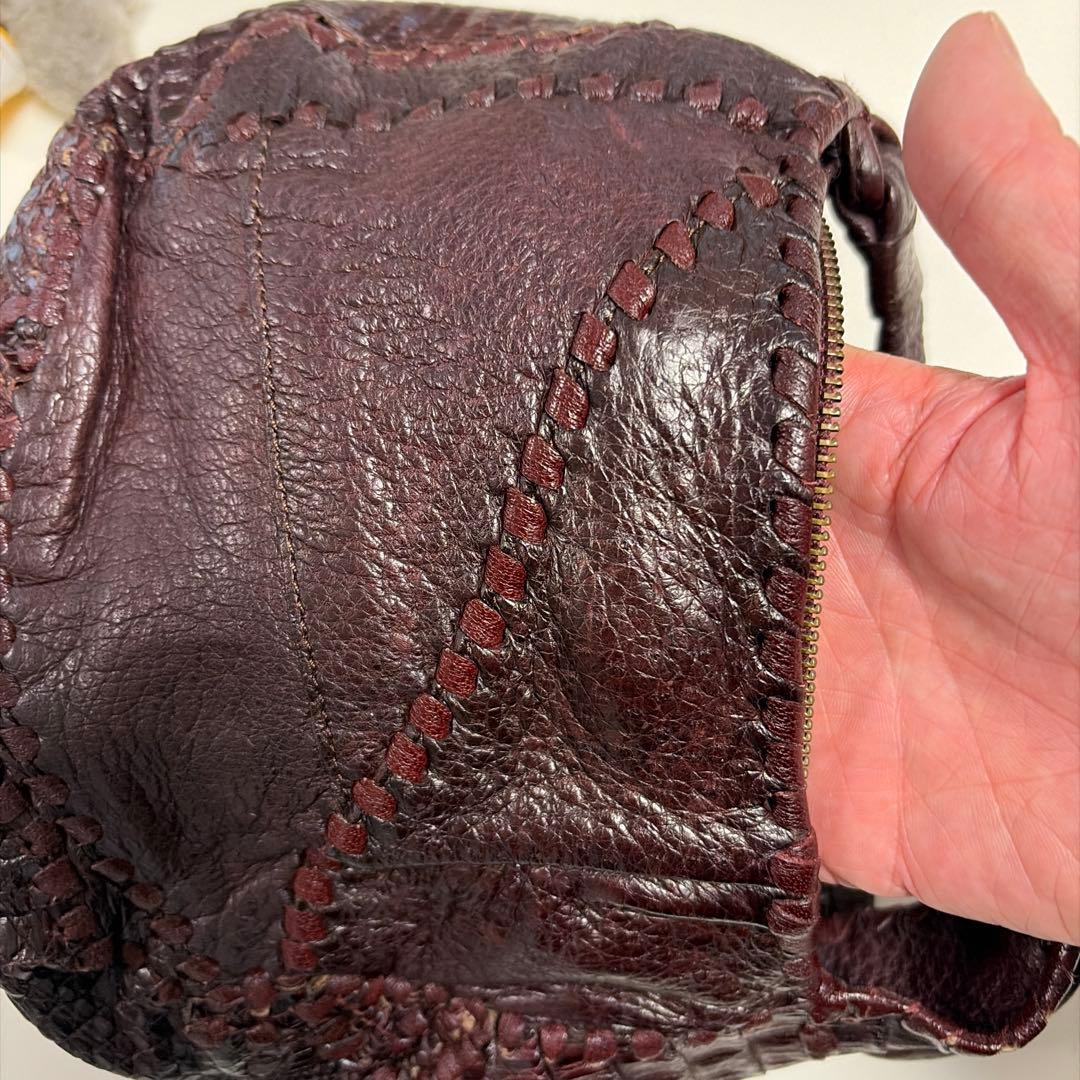 「ももこさん専用〜ʕ•ᴥ•ʔ」Ibiza ワニ革とペッカリーのハンドバッグ 未使