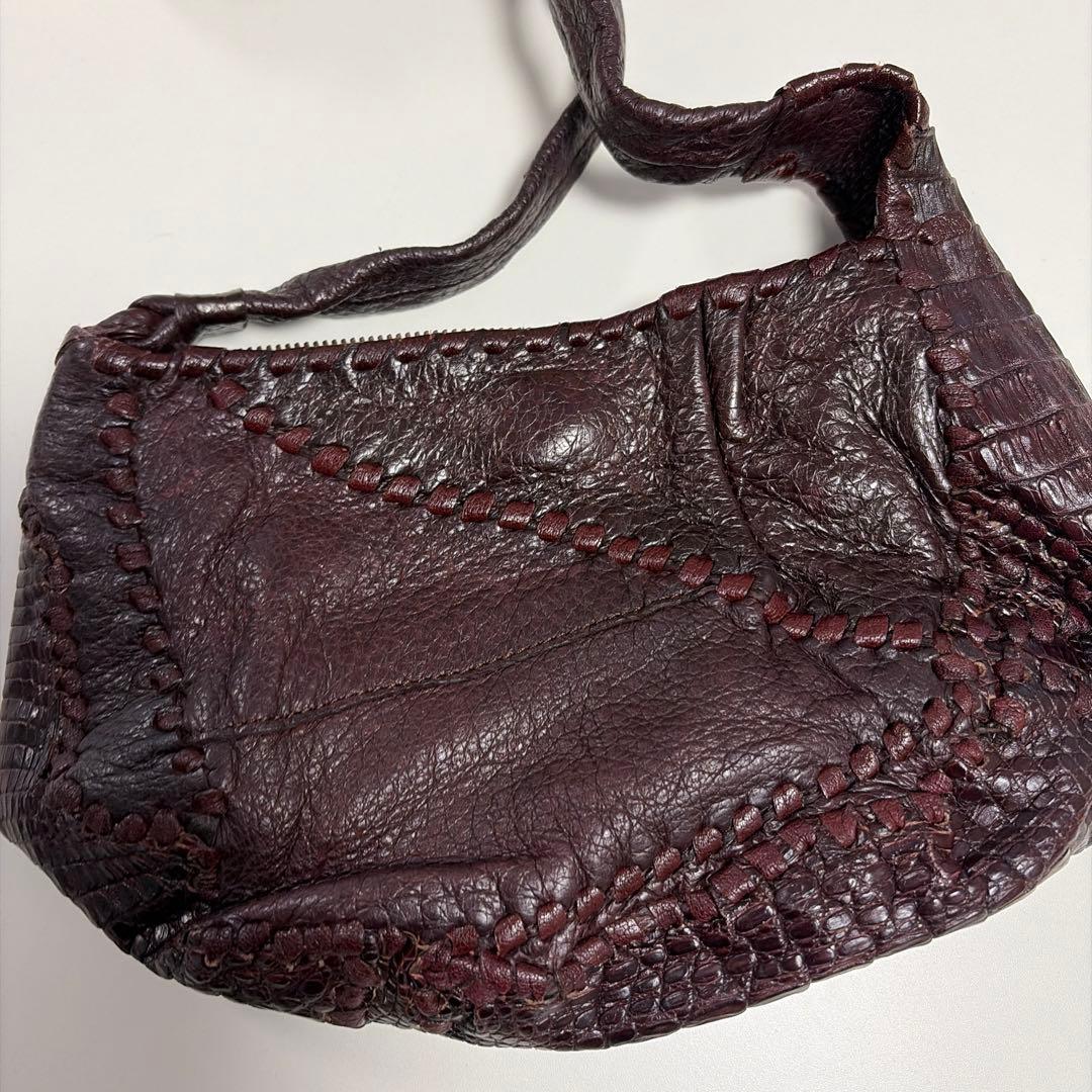「ももこさん専用〜ʕ•ᴥ•ʔ」Ibiza ワニ革とペッカリーのハンドバッグ 未使