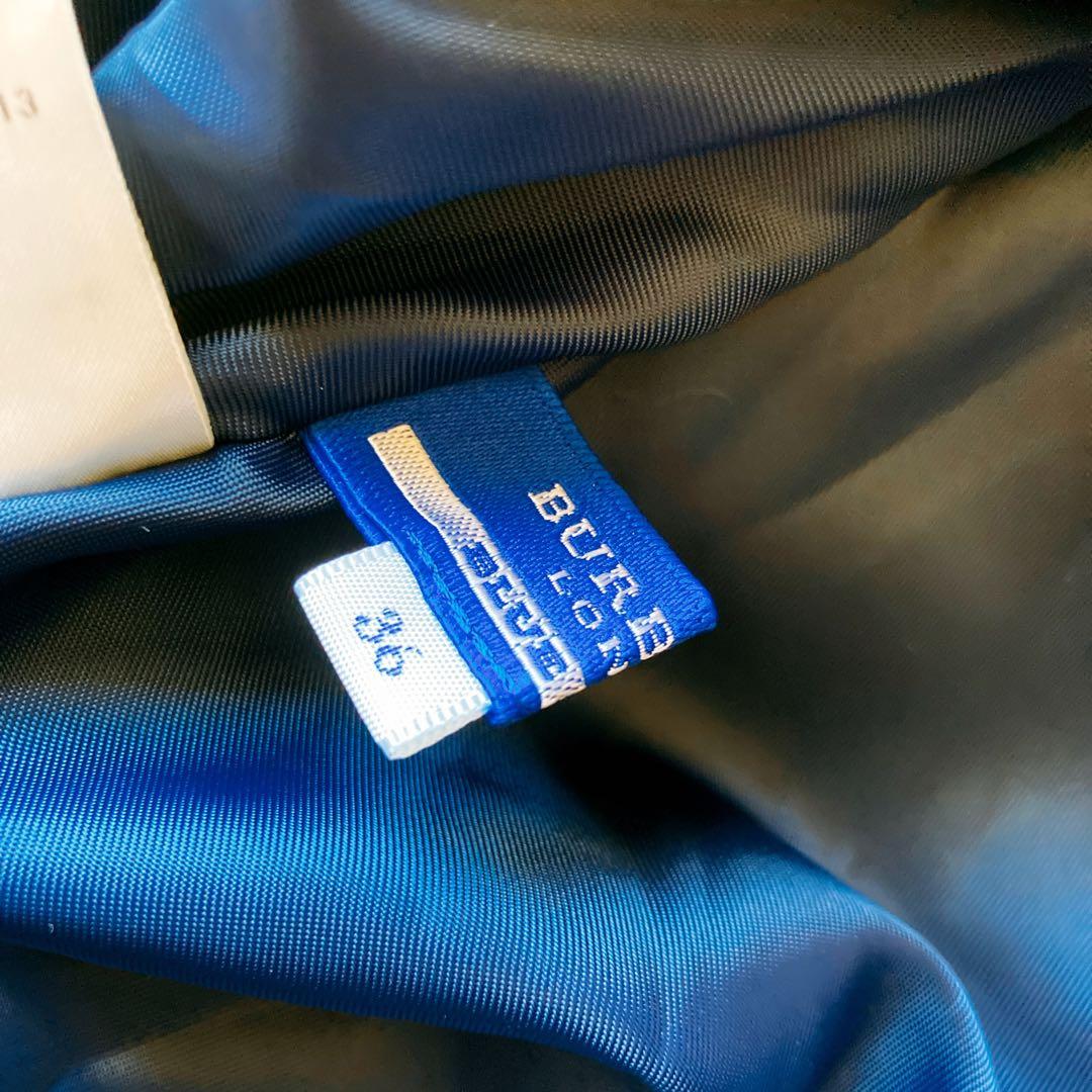 バーバリー ブルーレーベル BURBERRYフリル ミニスカート ノバチェック柄