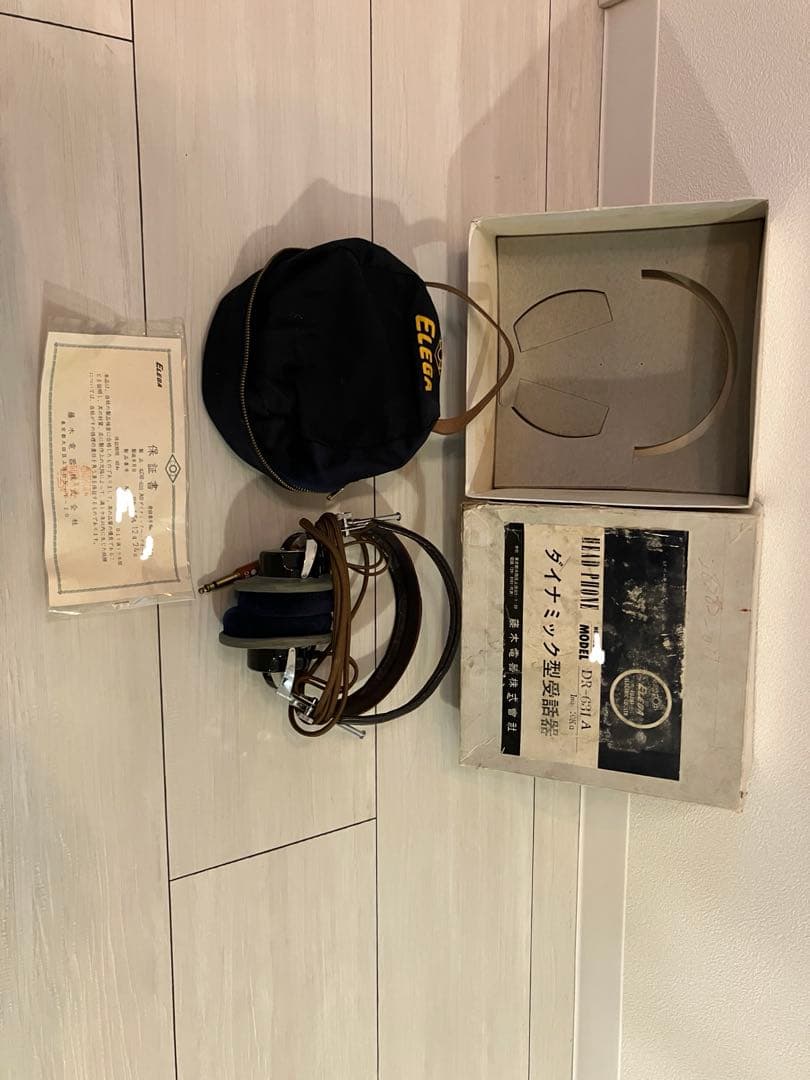 【週末値下げ】 ELEGA DR-631A ダイナミック有線ヘッドフォン