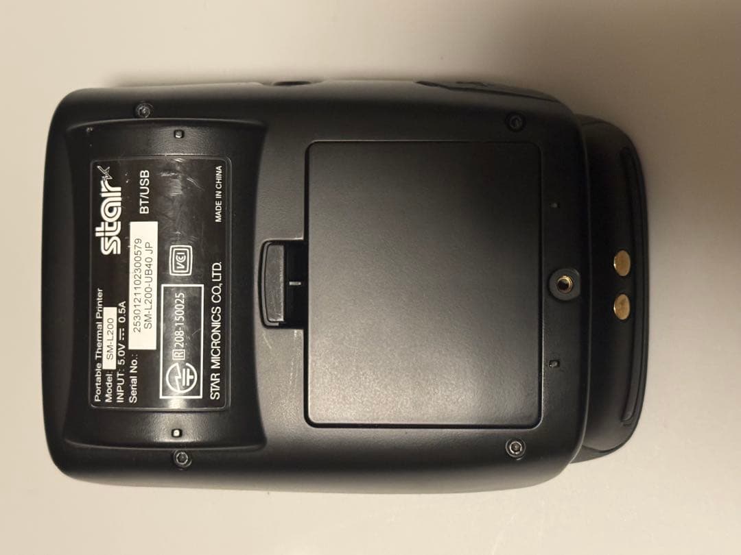 スター精密 モノクロ モバイルプリンター SM-L200-UB40 JP