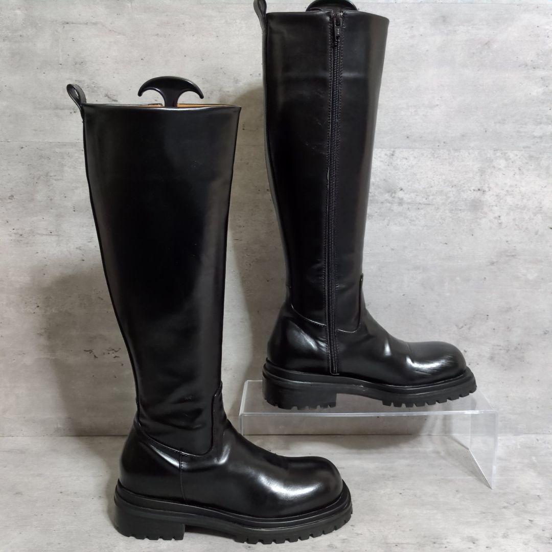 美品✨【THE glow】CANAL JEAN☆ロングブーツ☆黒☆23.5cm