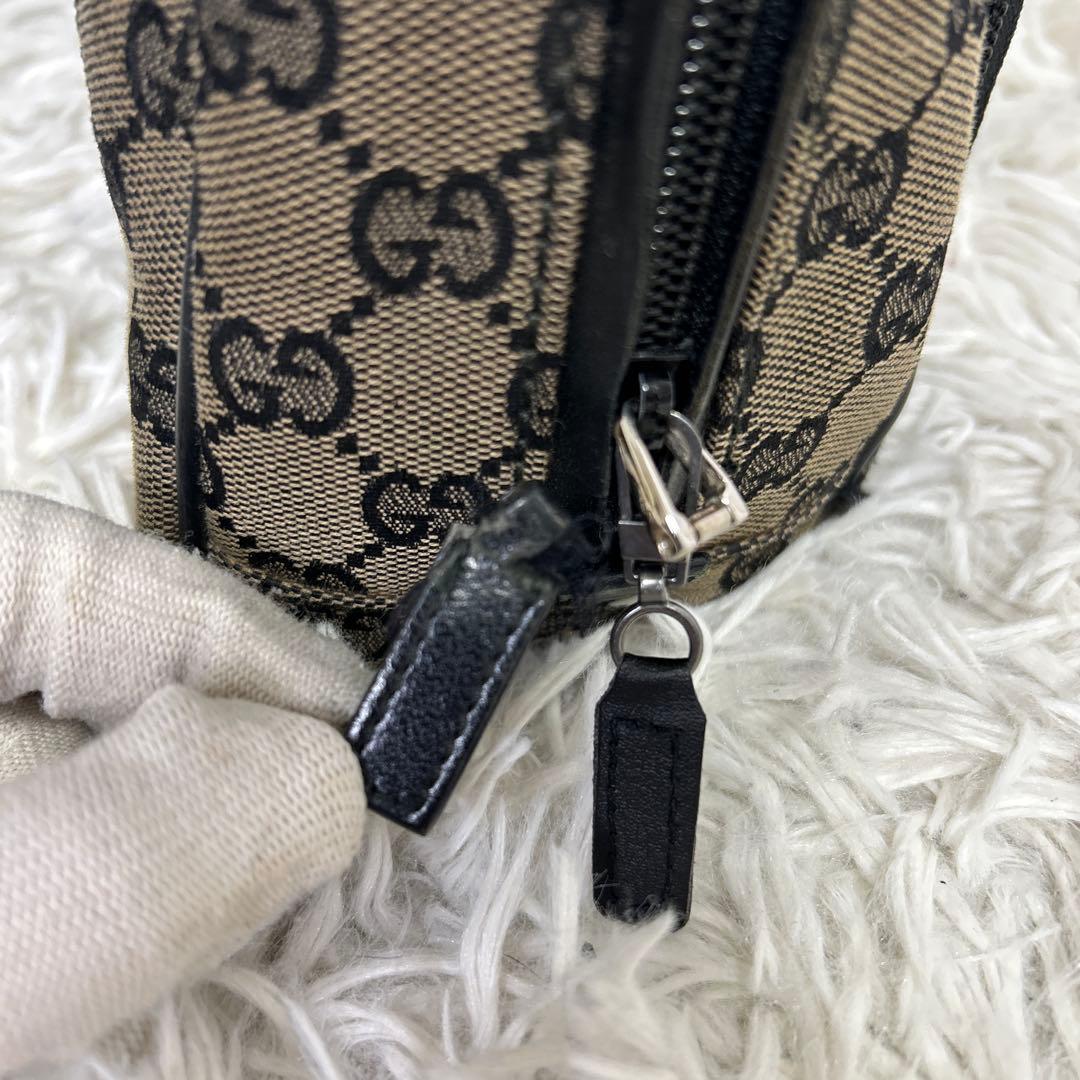 GUCCI GGキャンバス レザー　ビジネスバッグ トートバッグ　ハンドバッグ