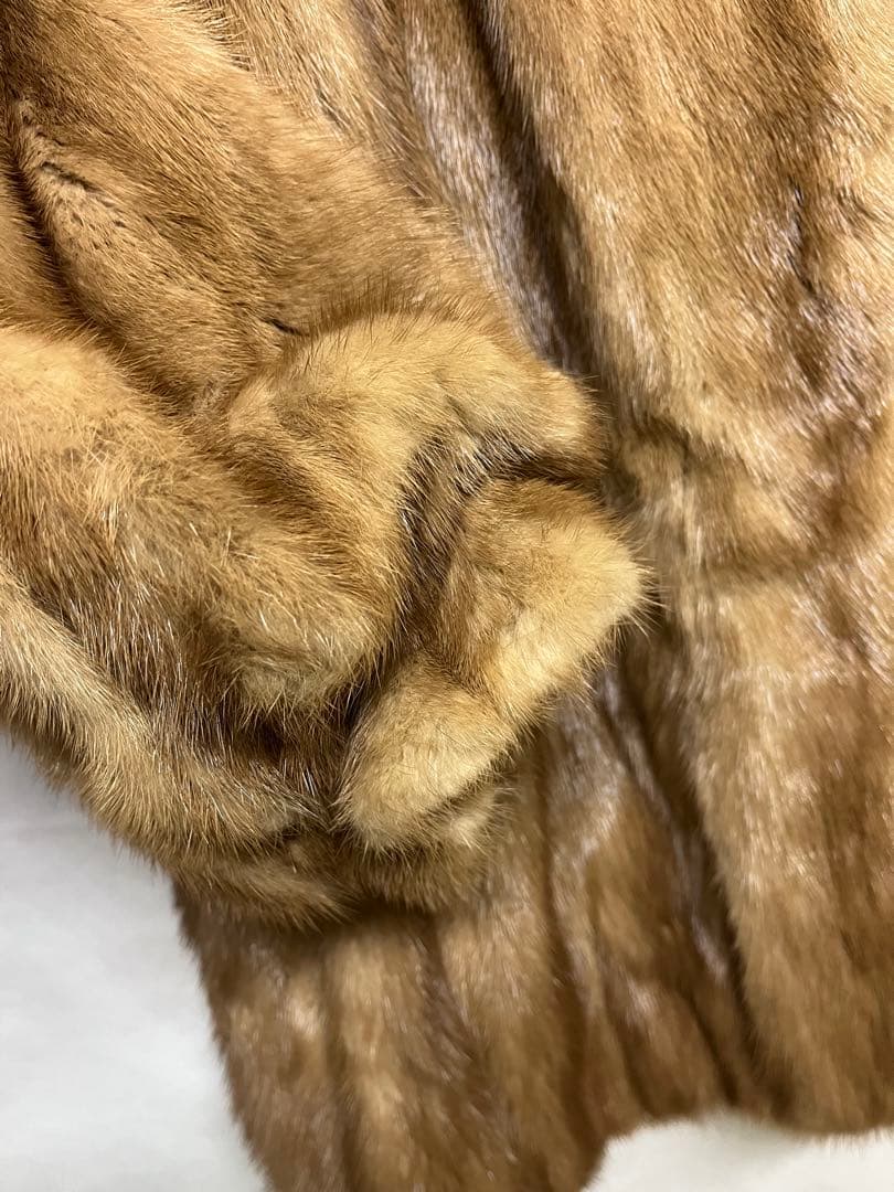 綺麗 jindo 最高級サガミンクファー 毛皮コート レディス 10大きめサイズ