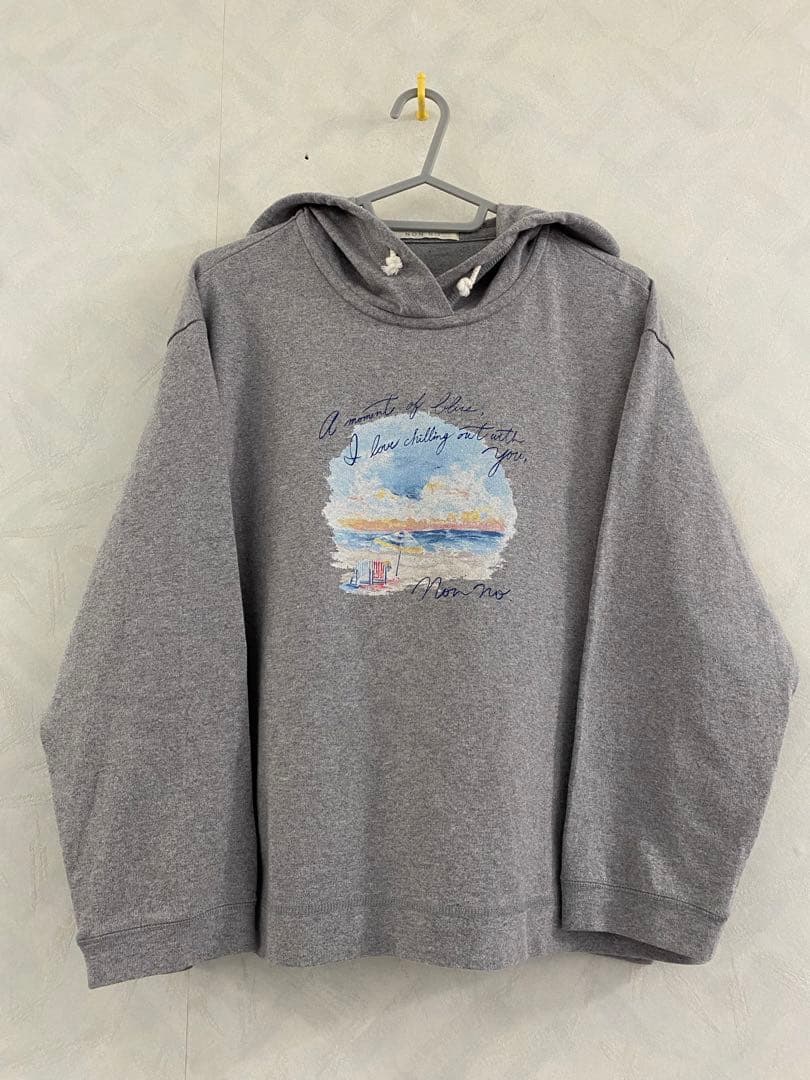 NON NO パーカー フリーサイズ レディース 洗い加工 ノンノ Papas