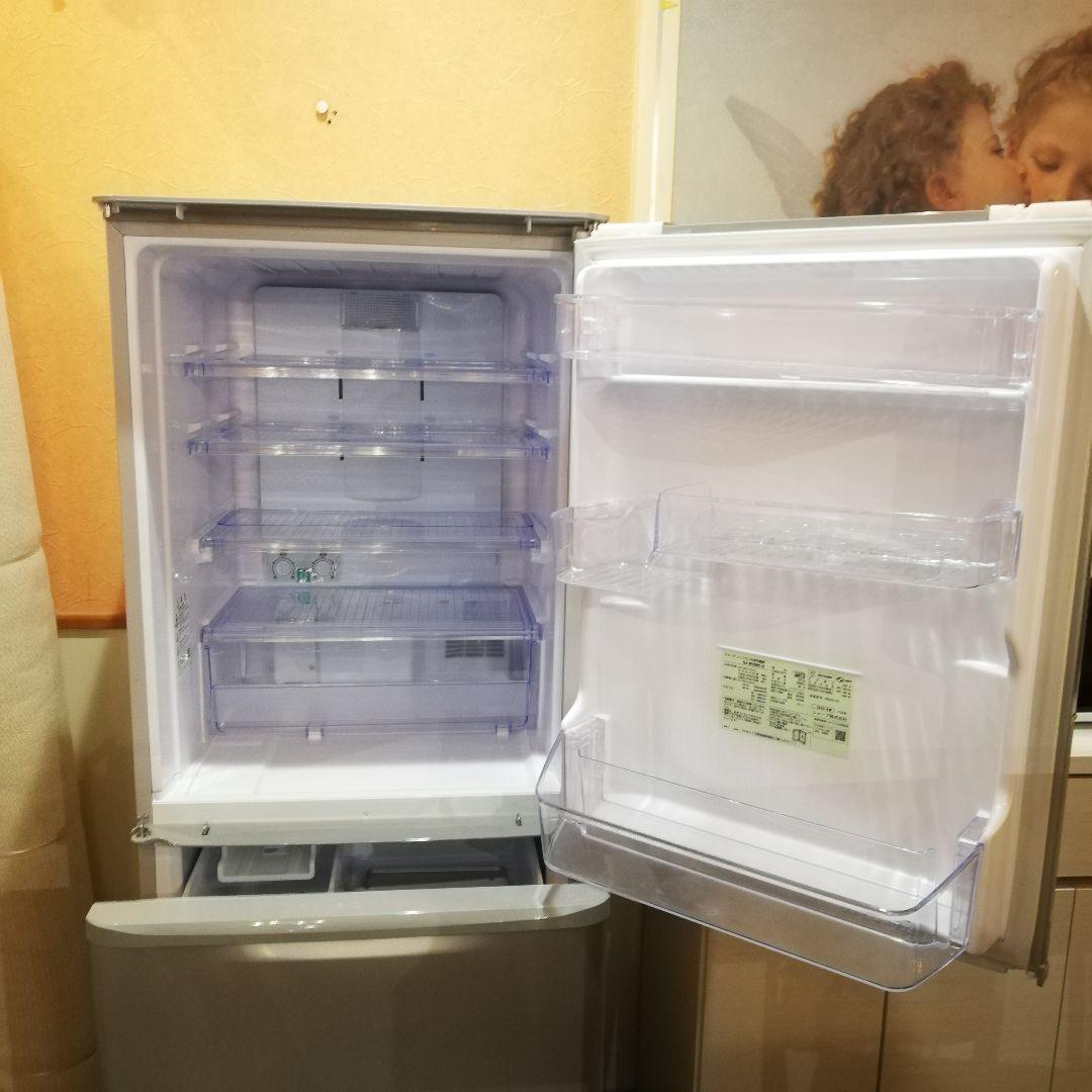 ◇SHARP 冷蔵庫｜2023年製 SJ-W358K-S 350L｜どっちもドア