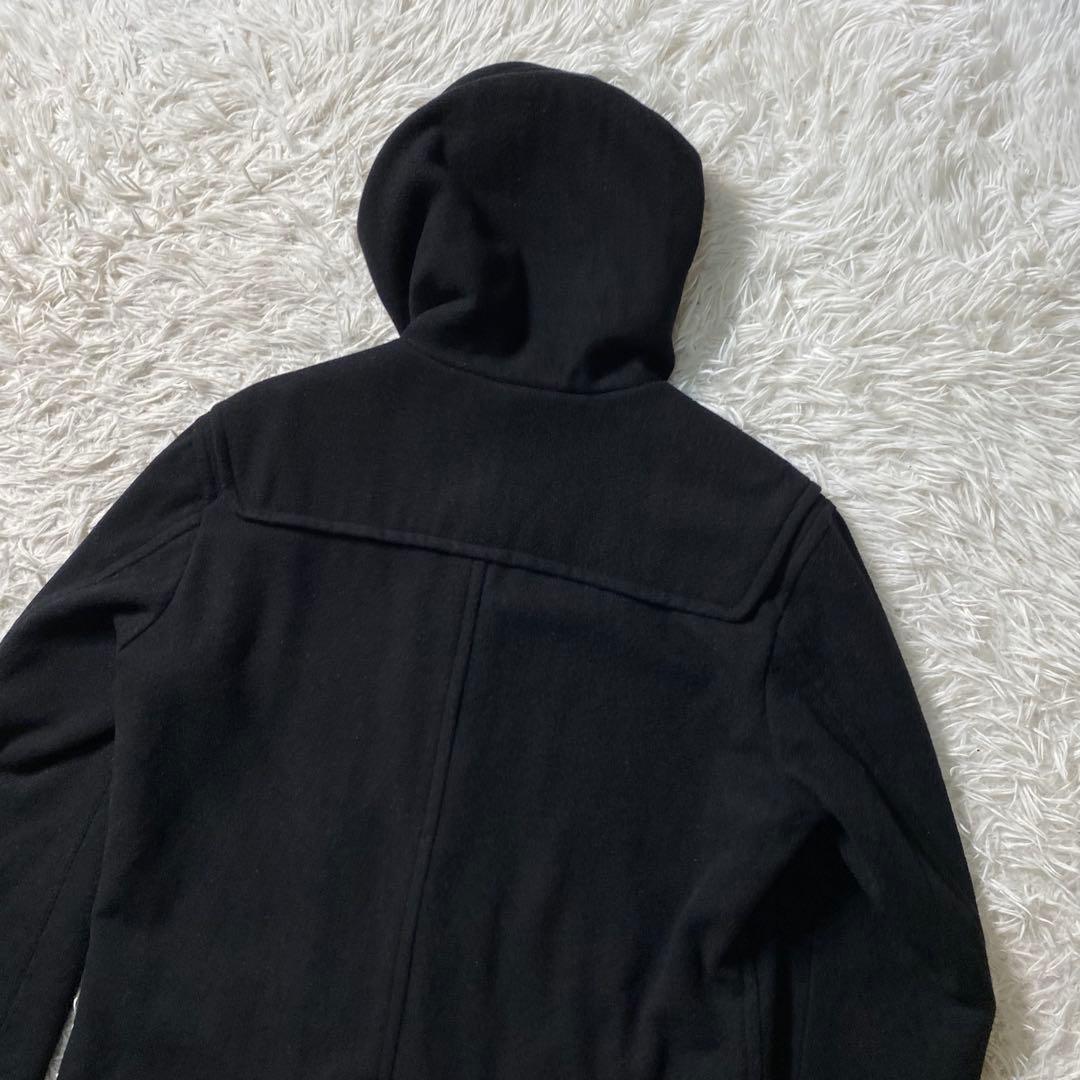 美品】バーバリーブラックレーベル　ダッフルコート　金具　ノバチェック　ナイトロゴ