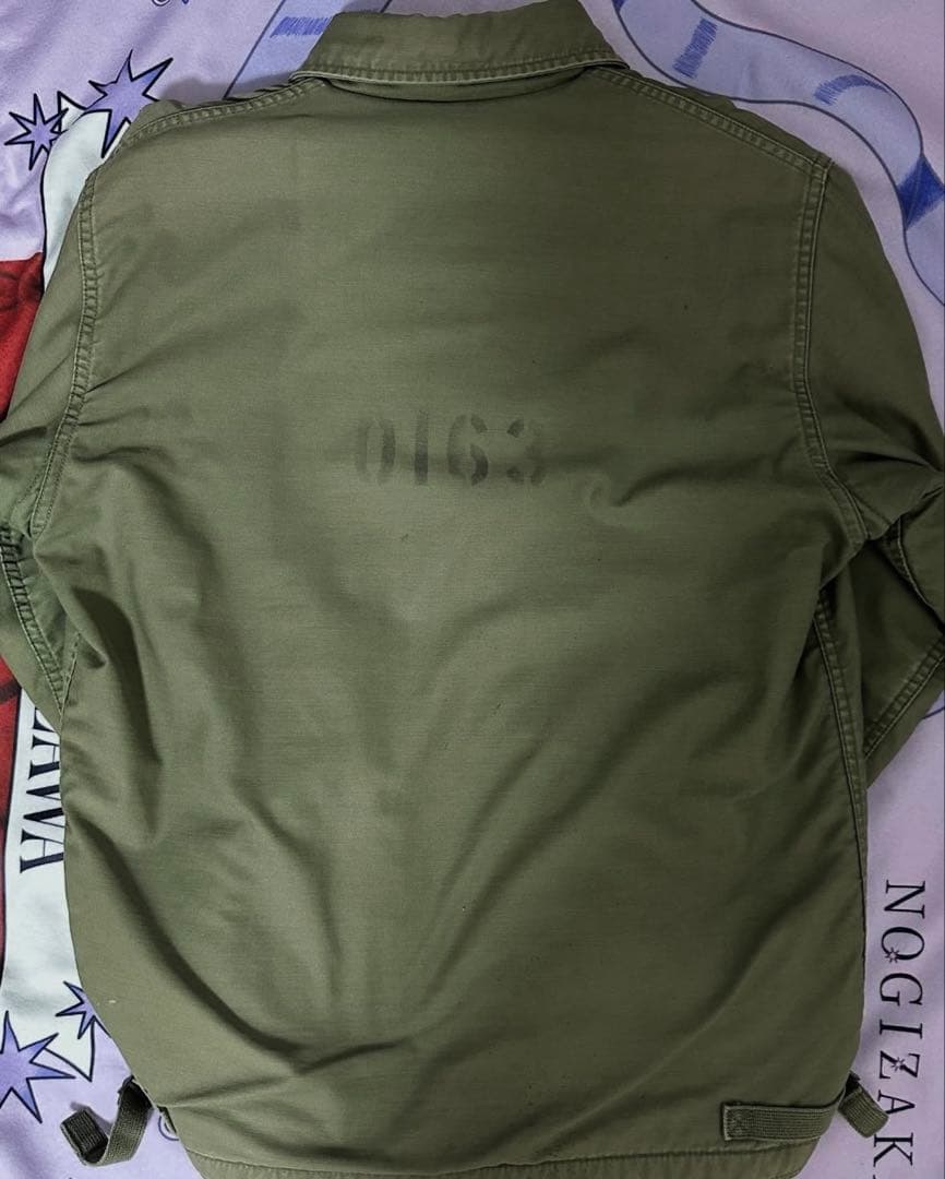 80s U.S NAVY A-2デッキジャケット N-1 B-15