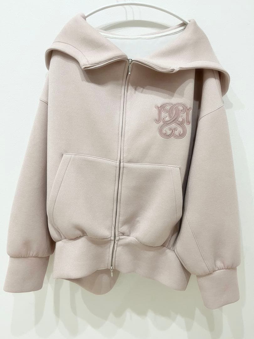 SNIDEL ボリュームパーカー　ピンク