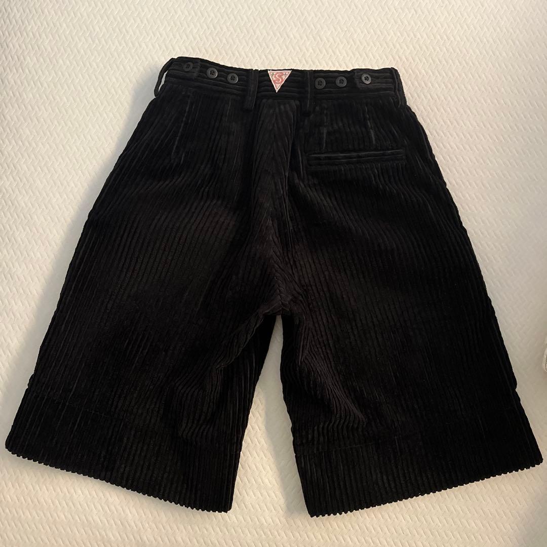 【shishikui】シシクイ　コーデュロイS/ブラック　サイズS