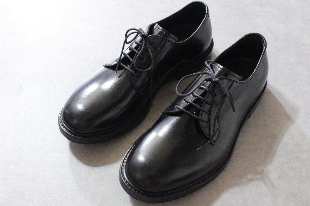 SLOWEAR★新品9万円スローウェア オールデン似なダービープレーントゥ黒41