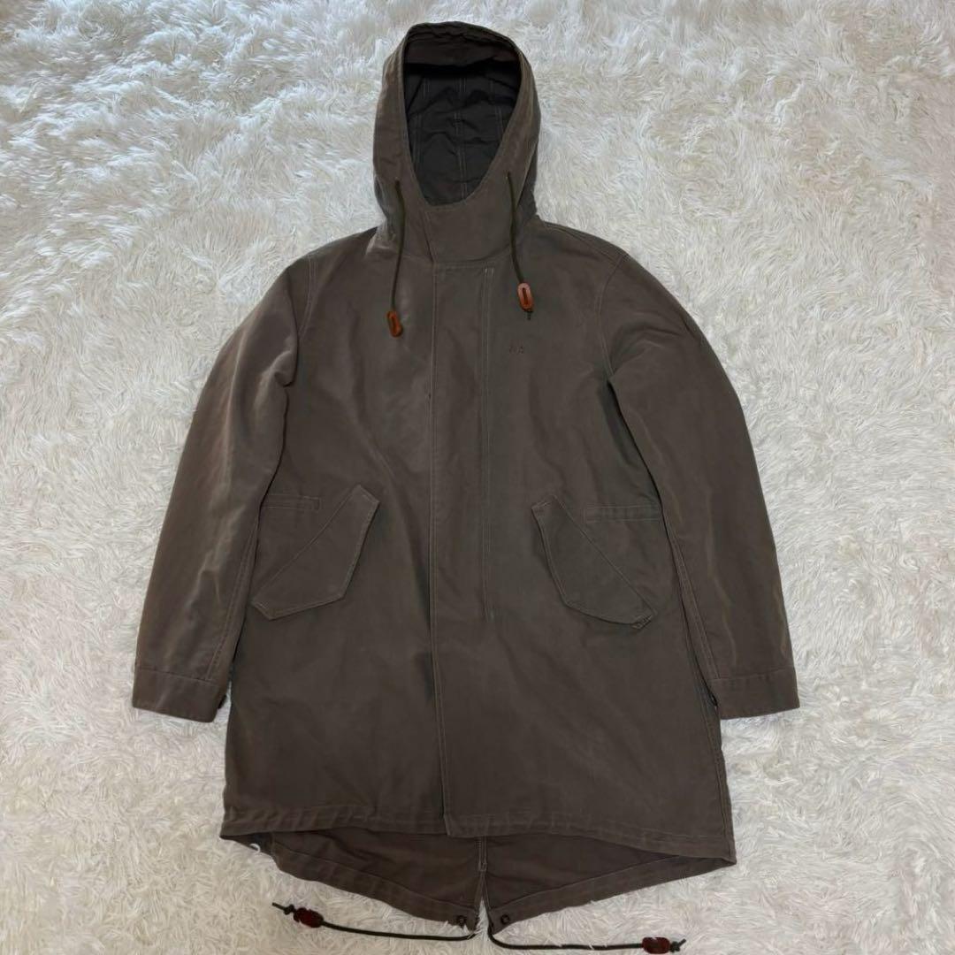 や*ま様 【フレッドペリー】2Way モッズコート　カーキ　メンズ　L