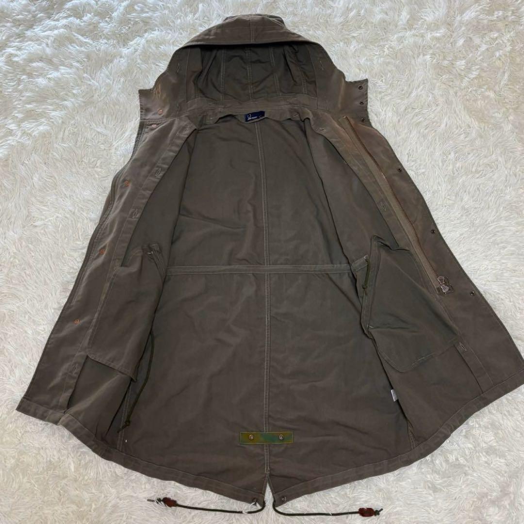 や*ま様 【フレッドペリー】2Way モッズコート　カーキ　メンズ　L