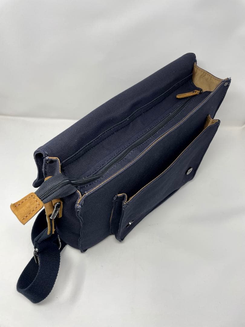 未使用★Stumper and Fielding ネイビー メッセンジャーバッグ