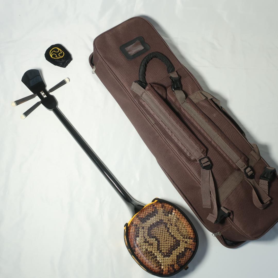 美品 沖縄三線 初心者フルセット 和楽器