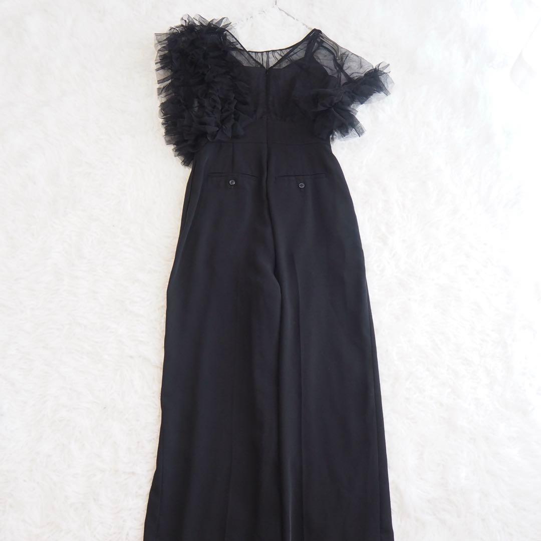 美品 ラグナムーン チュールドッキングコンビネゾンフリルオールインワン 結婚式