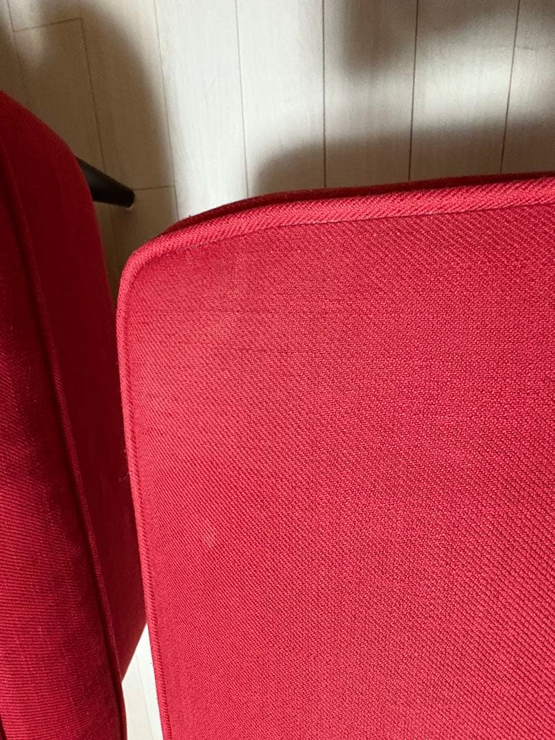 【大阪】IKEA STRANDMON ストランドモン ソファ　オットマン付き　赤