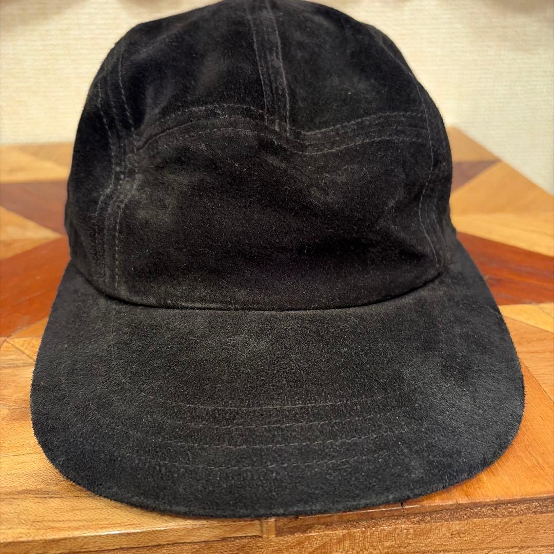 エンダースキーマ　ジェットキャップ　ブラック　スウェード