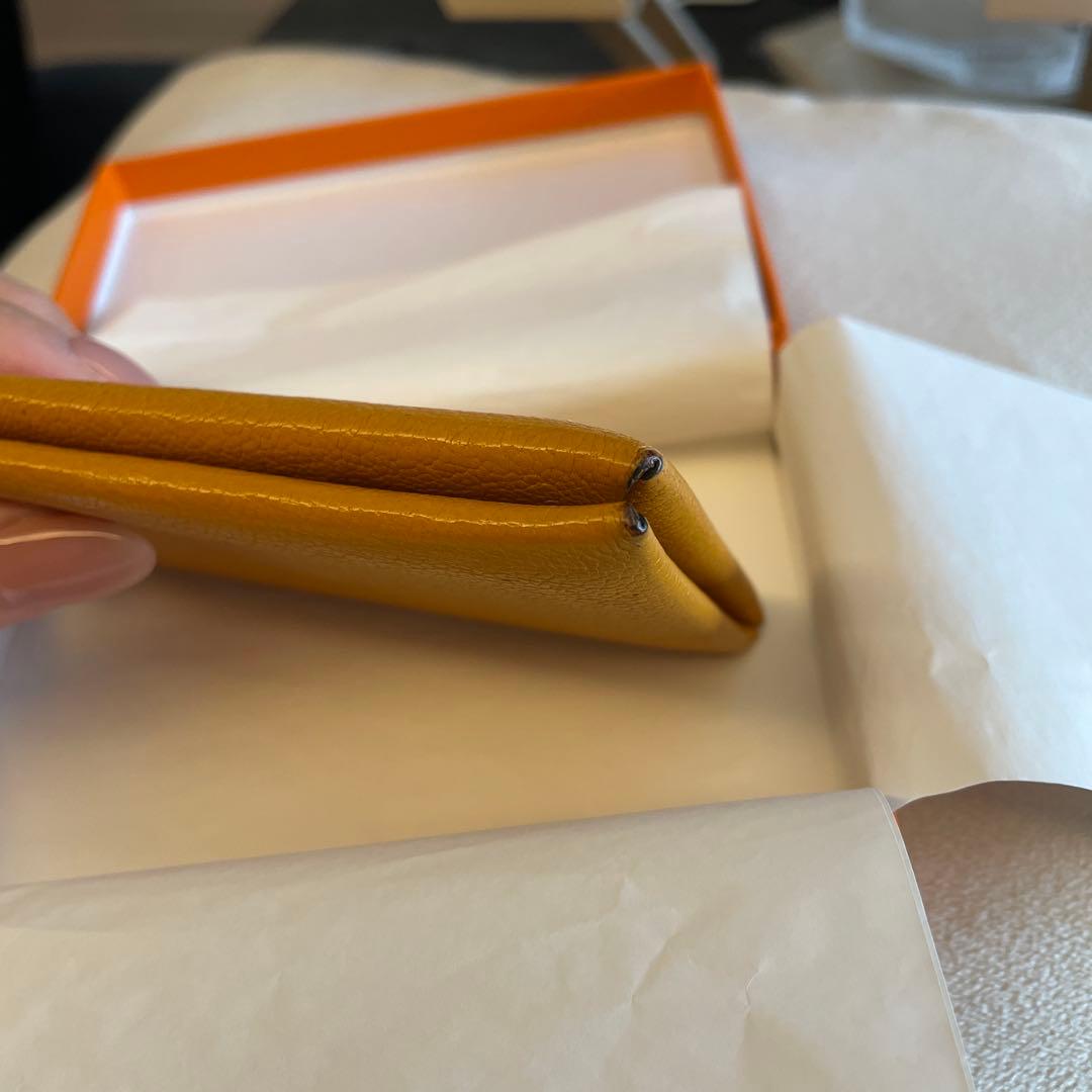 中古HERMESエルメス/名刺入れカルヴィ