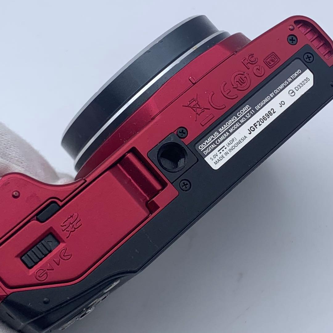 OLYMPUS オリンパス SZ-11 コンパクトデジタルカメラ レッド