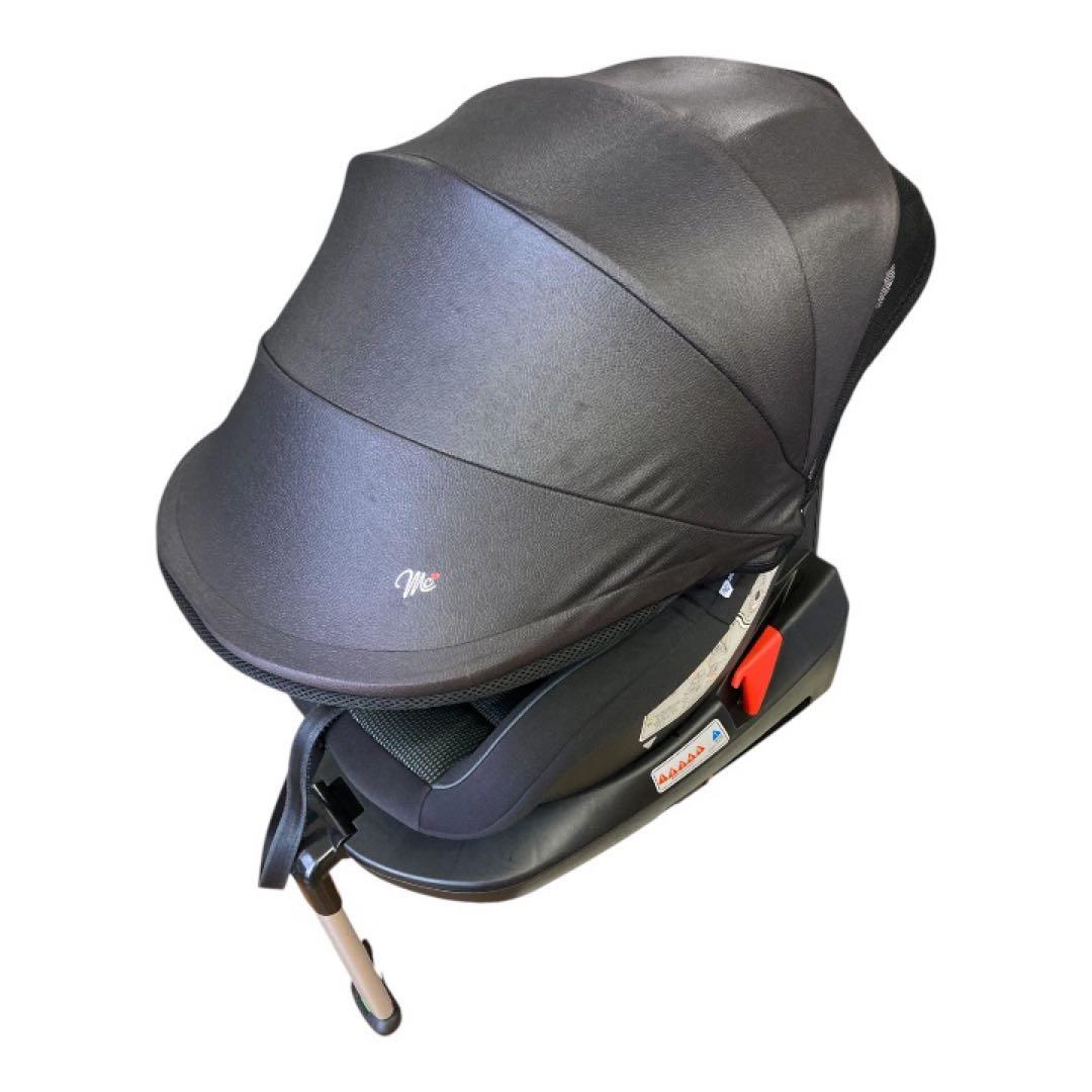 【美品】マムズキャリー ISOFIX B-900 ターン・レジェFIX 黒グレー