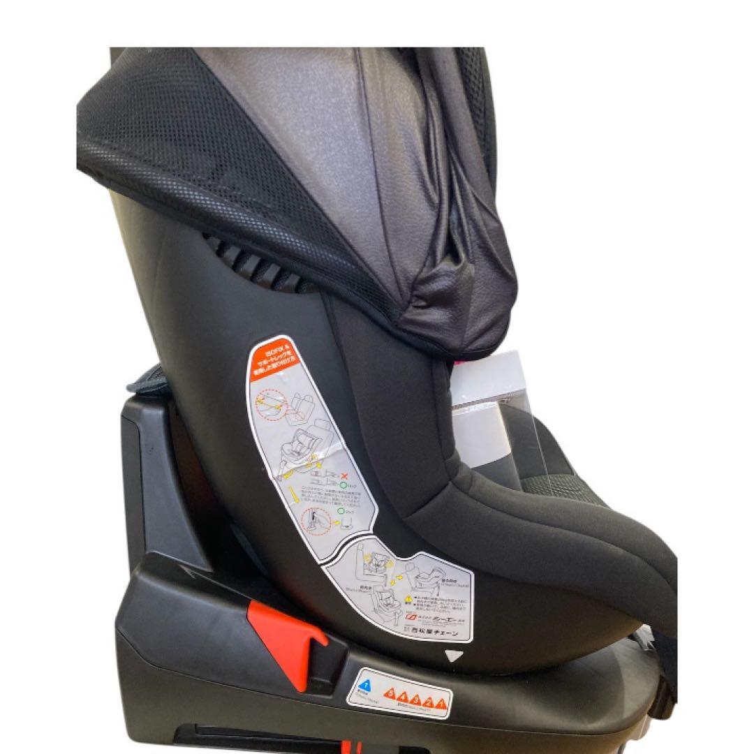 【美品】マムズキャリー ISOFIX B-900 ターン・レジェFIX 黒グレー
