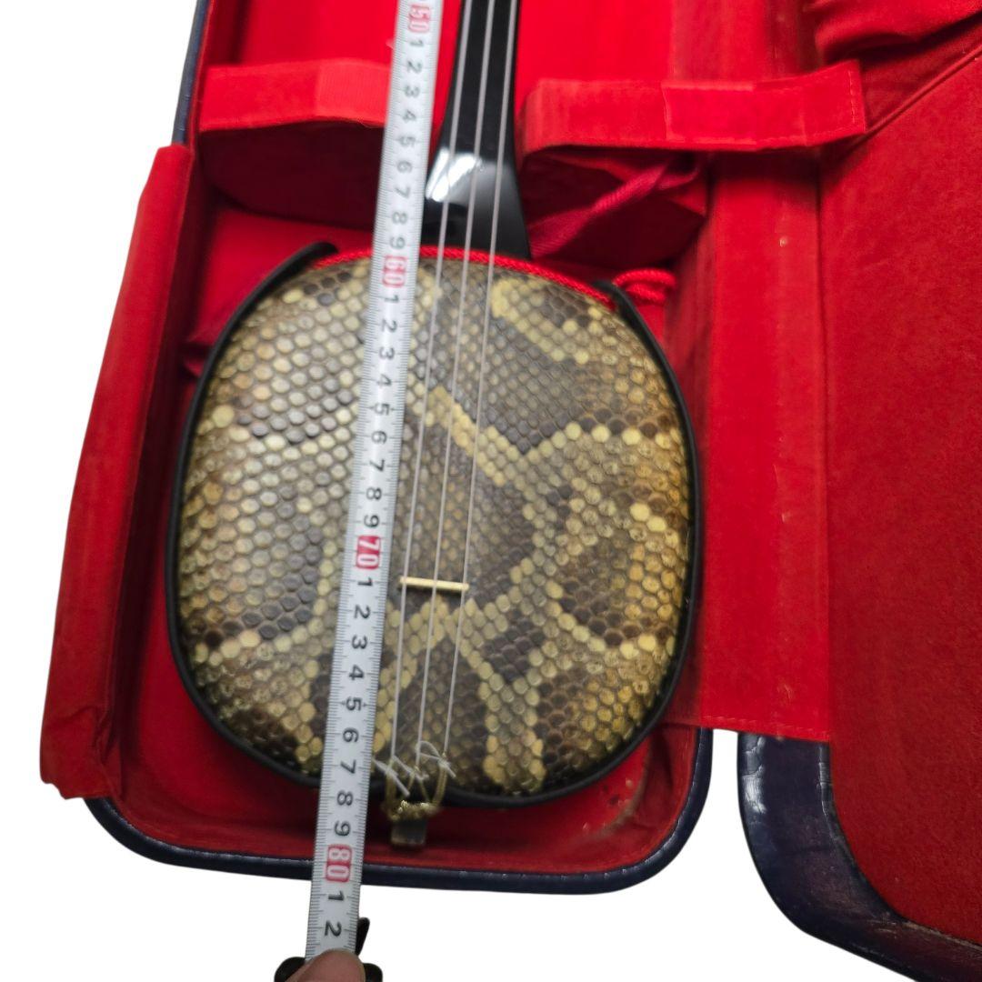 ビンテージ　三味線本体 蛇味線 ケース付き