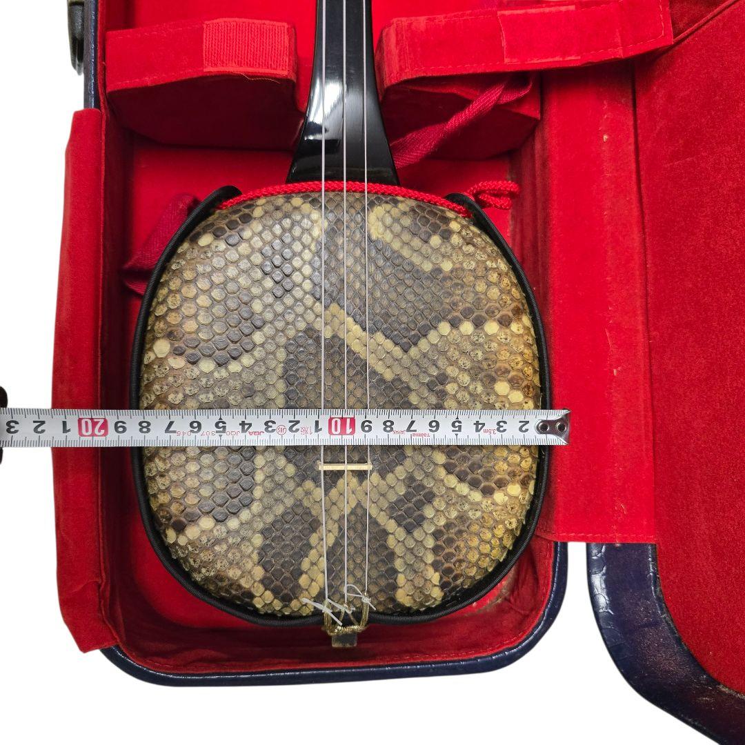 ビンテージ　三味線本体 蛇味線 ケース付き