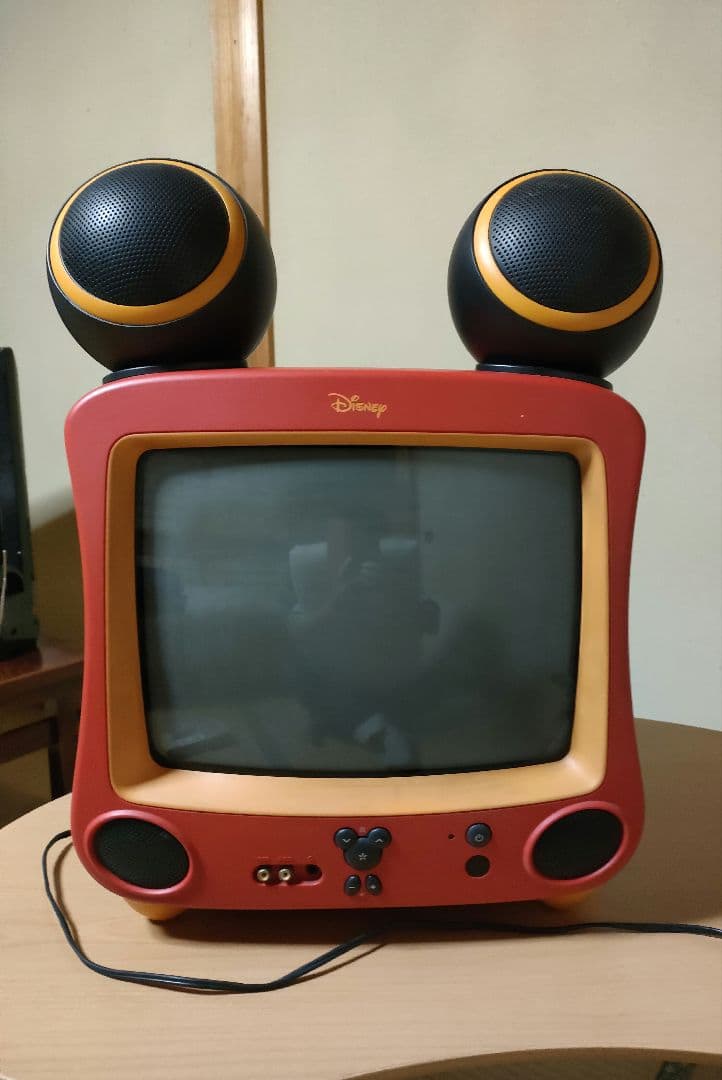 Disney ブラウン管テレビ 2004年製　ミッキー　インテリア用　鑑賞用