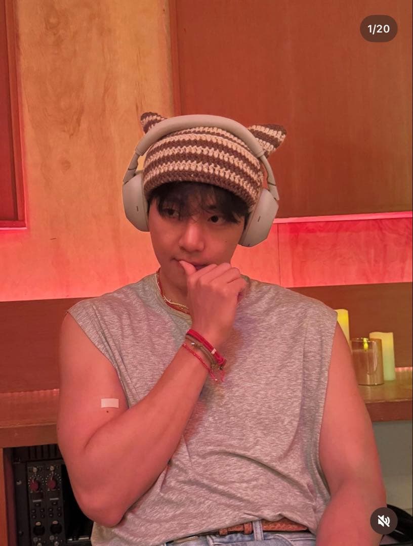 sony wh1000xm5 ヘッドホン ソニー ワイヤレス テテV 着用モデル