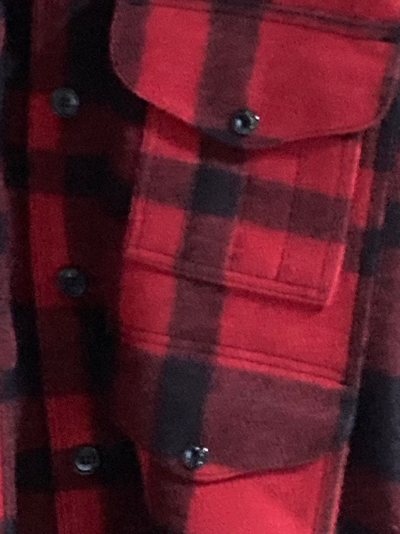 Filson フィルソン　マッキーノウールシャツジャケット　赤黒　38