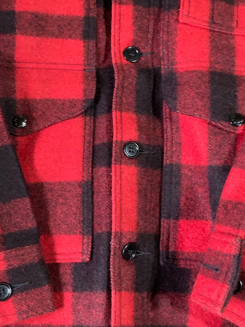 Filson フィルソン　マッキーノウールシャツジャケット　赤黒　38