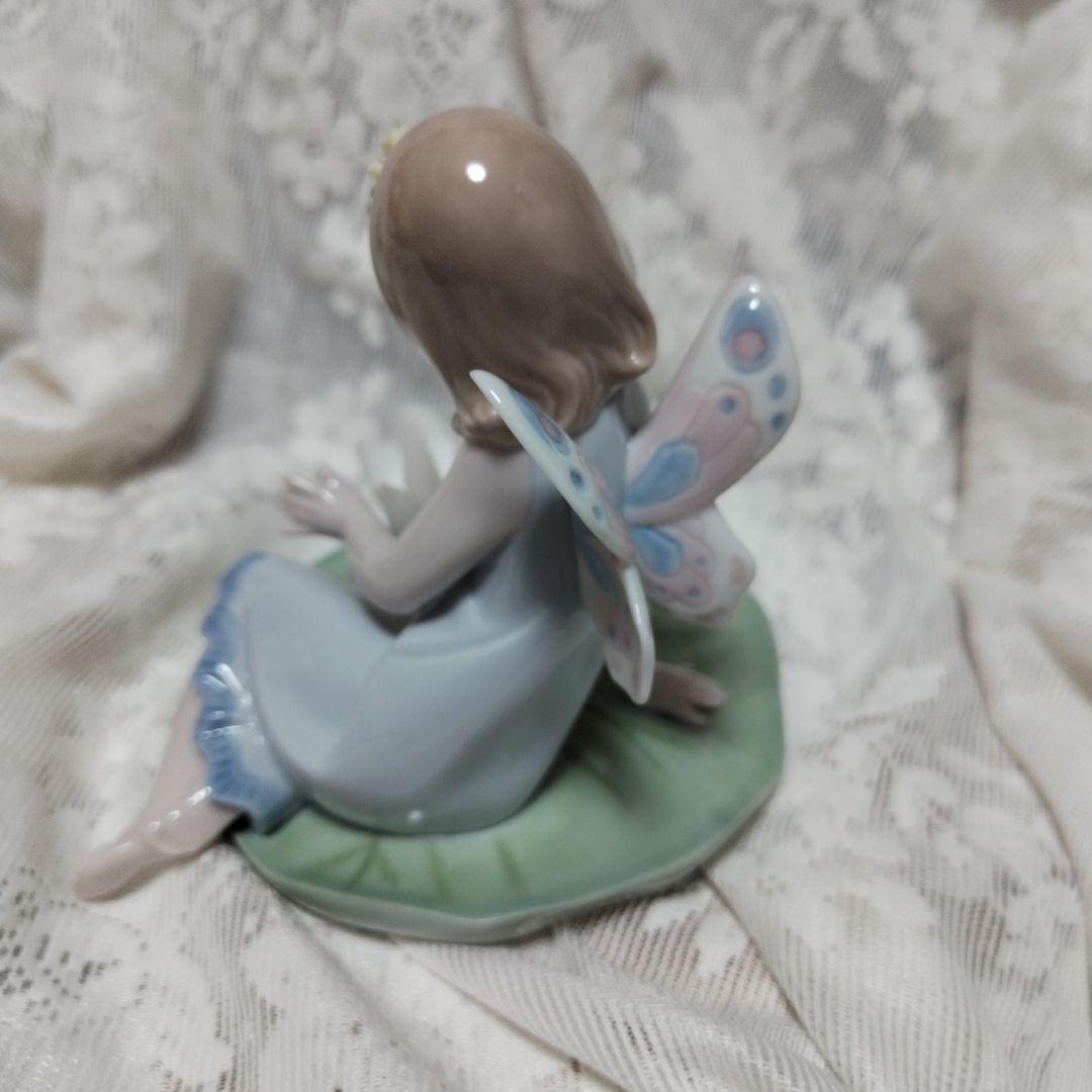 リヤドロ6645 フェアリーランド　ブルー（小さな欠けあり)