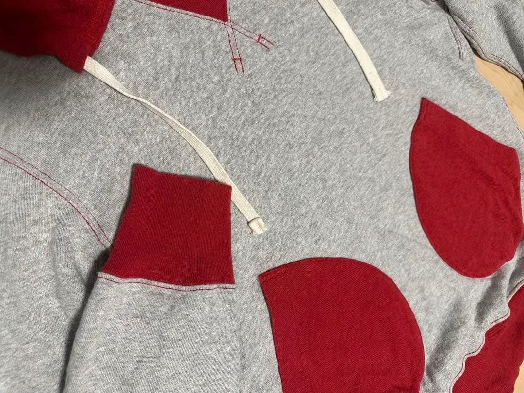 eYe JUNYA WATANABE MAN パーカー グレー/レッド