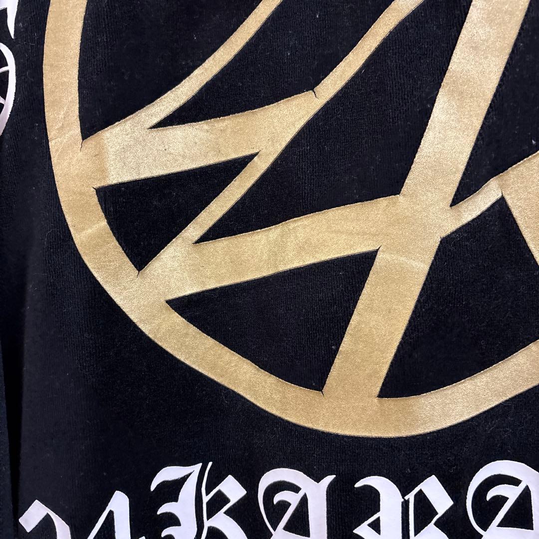 24karats ベロアスウェット上下　セットアップ ジップアップパーカー M