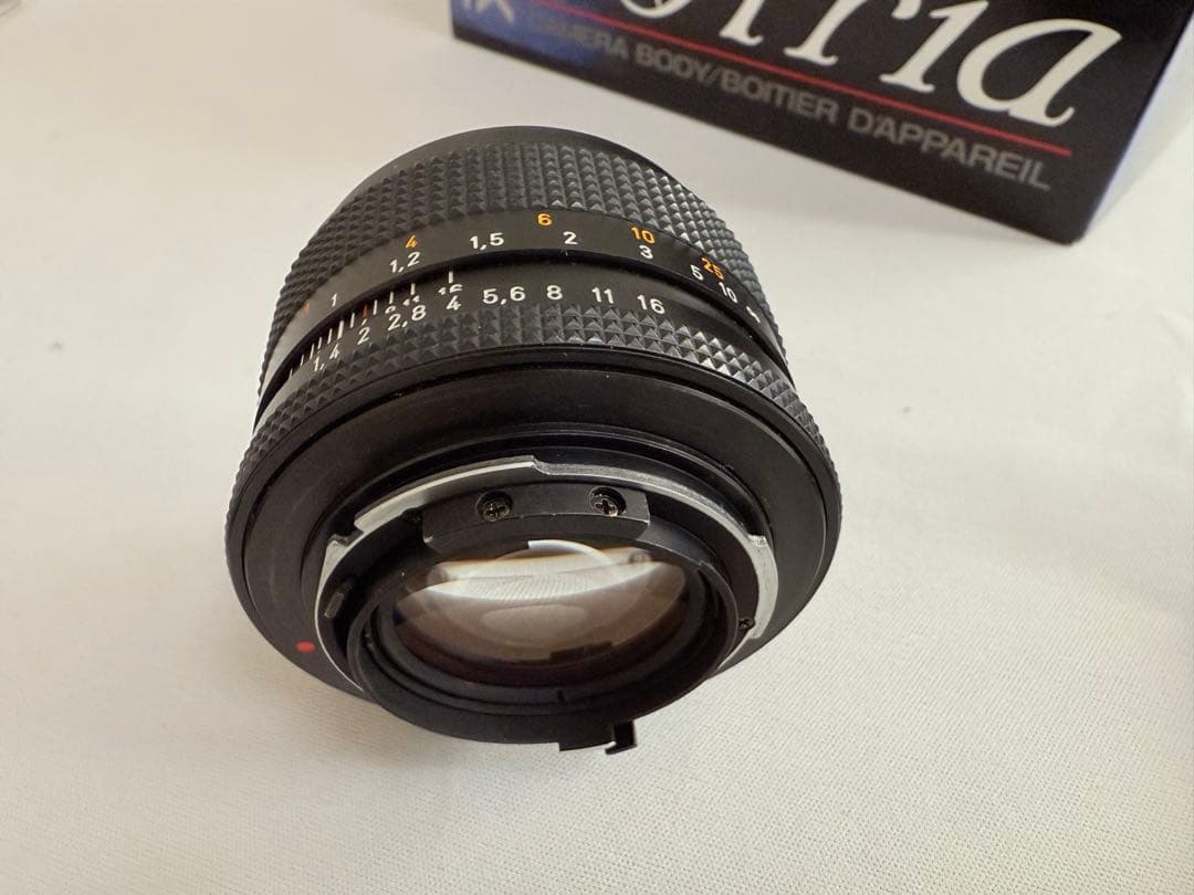 希少セットCONTAX Aria D9 黒刻印50mmF1.4