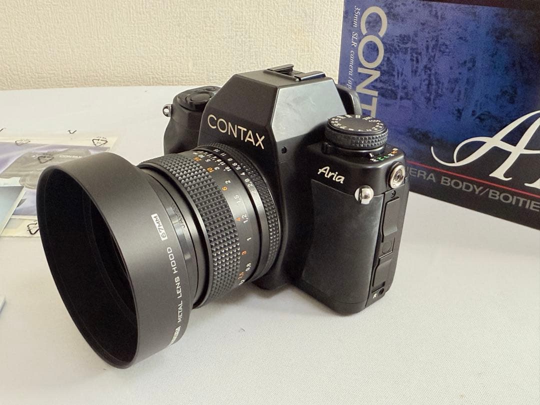希少セットCONTAX Aria D9 黒刻印50mmF1.4