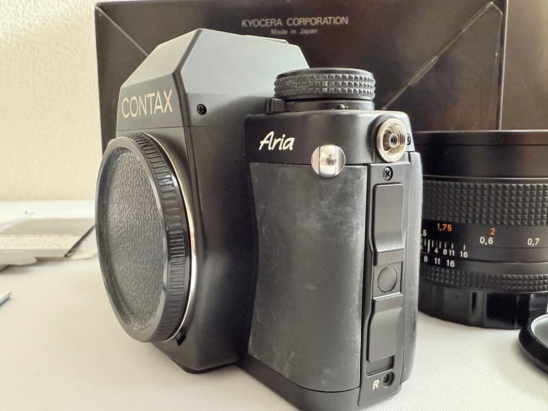 希少セットCONTAX Aria D9 黒刻印50mmF1.4