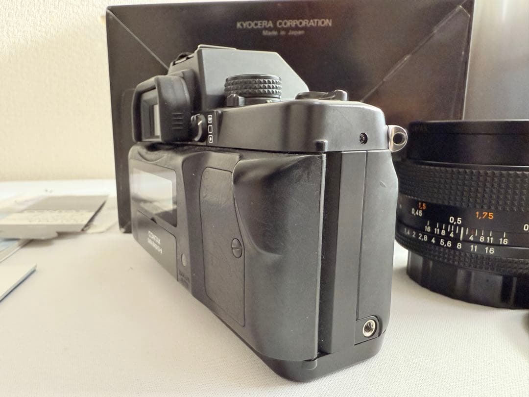 希少セットCONTAX Aria D9 黒刻印50mmF1.4