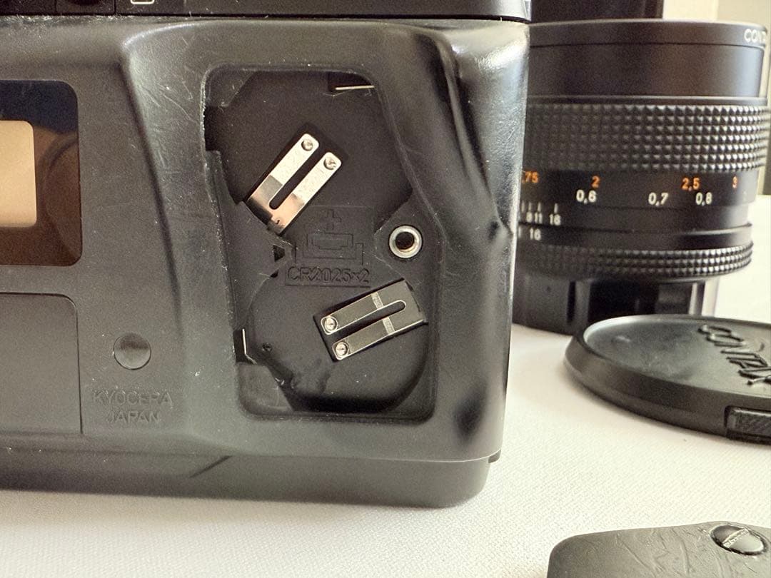 希少セットCONTAX Aria D9 黒刻印50mmF1.4