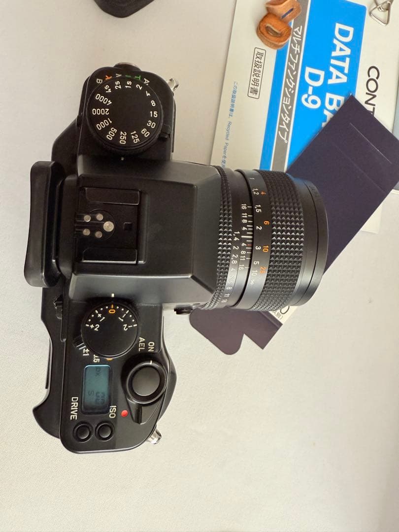 希少セットCONTAX Aria D9 黒刻印50mmF1.4