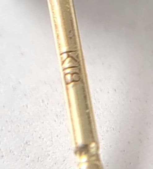 ジャスティンデイビス*王冠ピアス*クラウン*K18 925