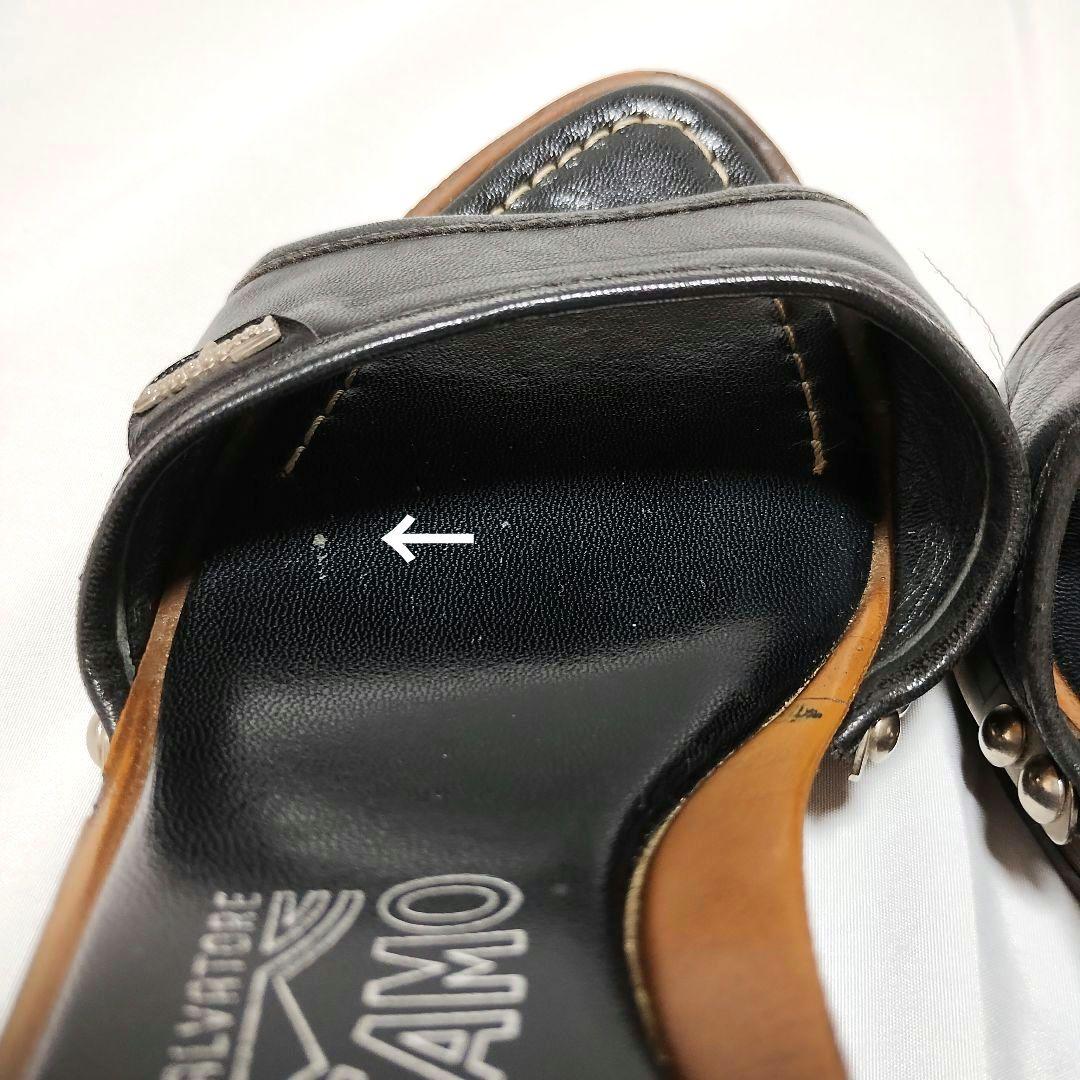 フェラガモ ミュール 本革製 レザー Salvatore Ferragamo